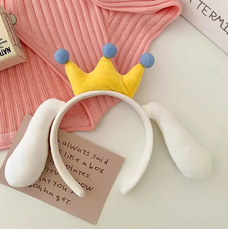 Cute Plush Hair Hoop with Bow for Girls - Image 27
