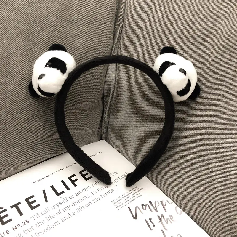 Cute Plush Hair Hoop with Bow for Girls - Image 36