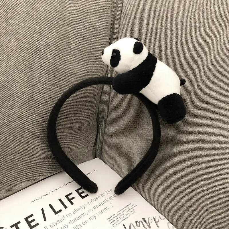Cute Plush Hair Hoop with Bow for Girls - Image 37