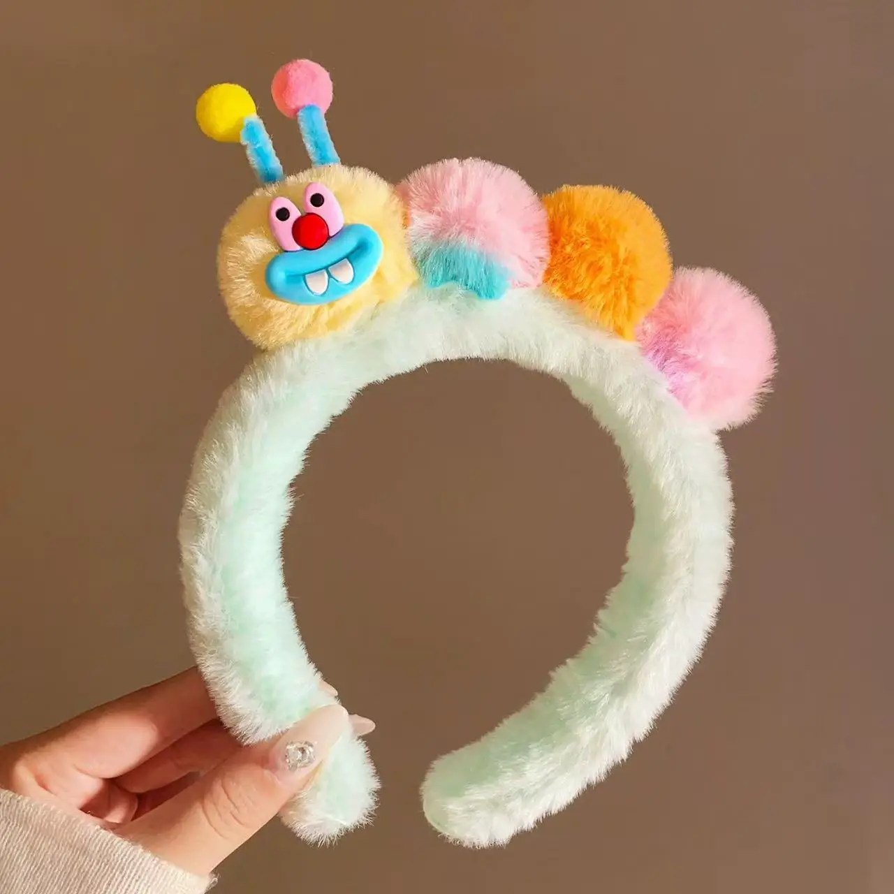 Cute Plush Hair Hoop with Bow for Girls - Image 78