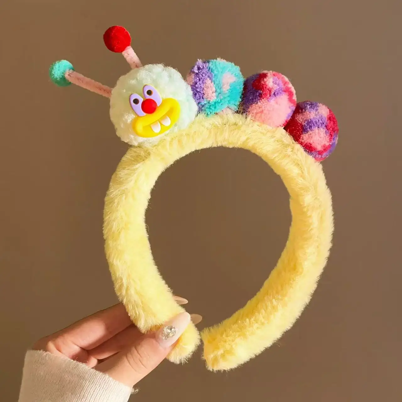 Cute Plush Hair Hoop with Bow for Girls - Image 80