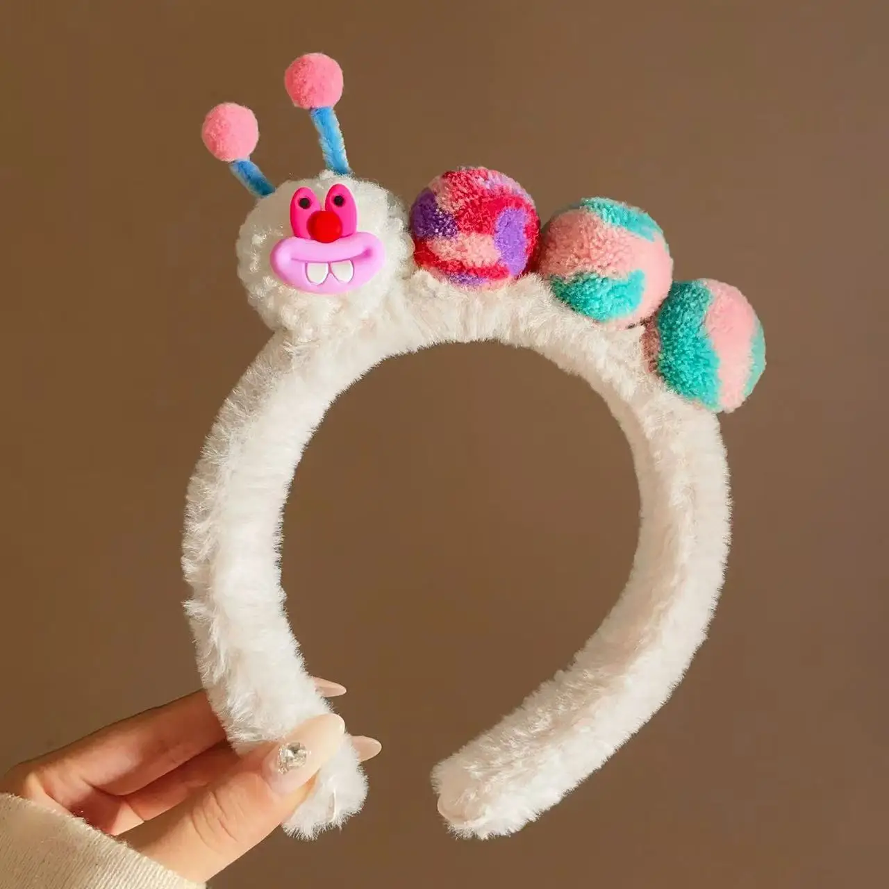 Cute Plush Hair Hoop with Bow for Girls - Image 81