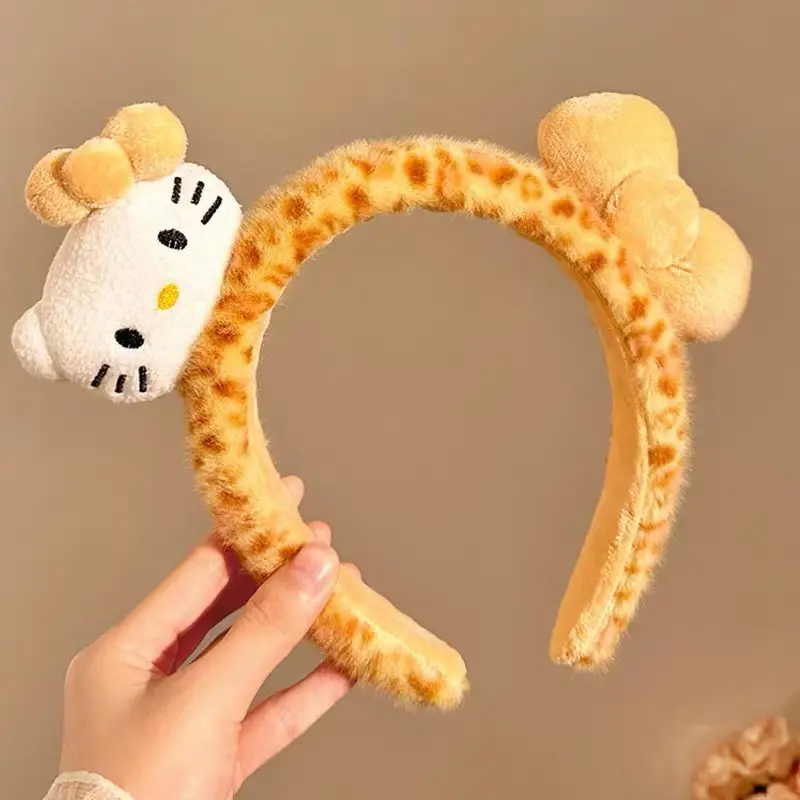 Cute Plush Hair Hoop with Bow for Girls - Image 92
