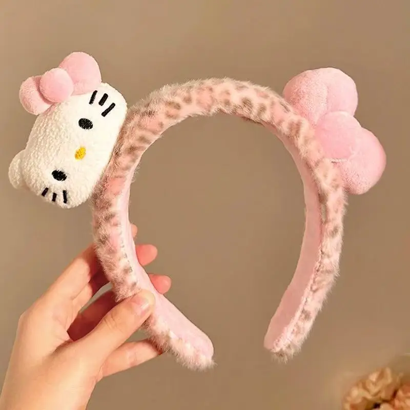 Cute Plush Hair Hoop with Bow for Girls - Image 93