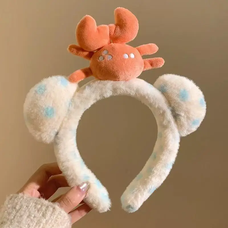Cute Plush Hair Hoop with Bow for Girls - Image 97
