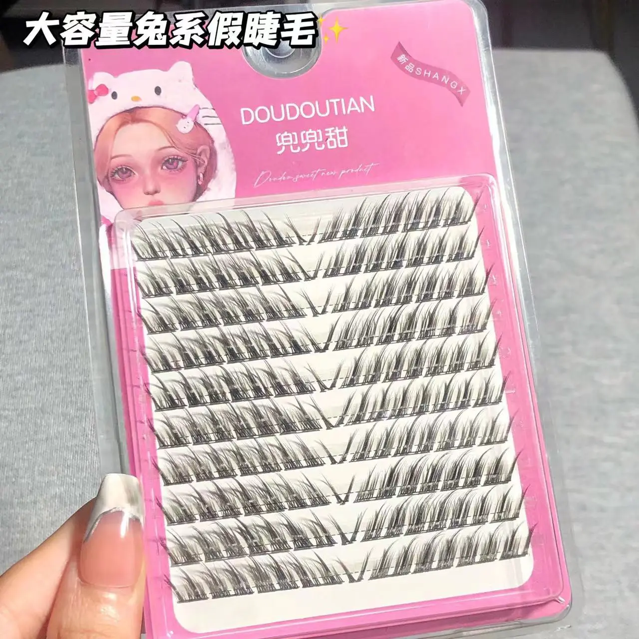 Doudou Sweet False Eyelashes Rabbit Type Thick Fox Style — feature 3