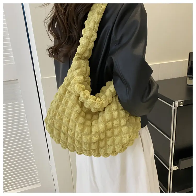 Pink Pleated Shoulder Bag for Women 2023 — feature 16
