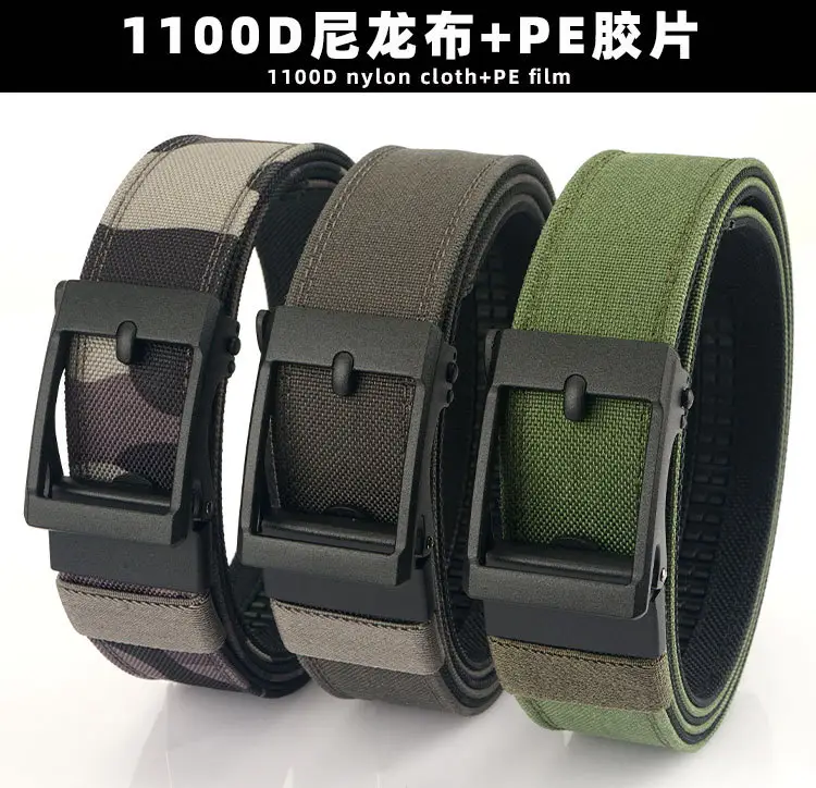Double-layer Tactical Belt Men Military Outdoor Nylon 3.8" — feature 2