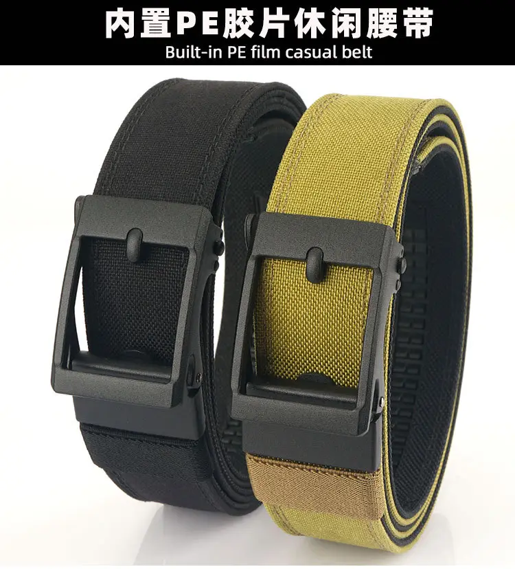 Double-layer Tactical Belt Men Military Outdoor Nylon 3.8" — feature 6