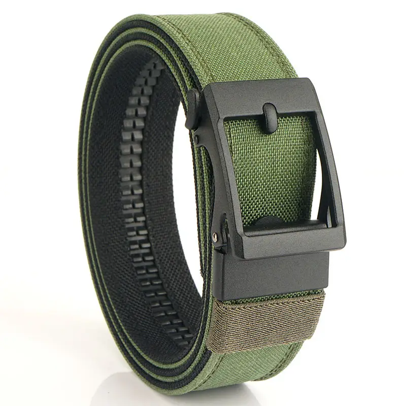Double-layer Tactical Belt Men Military Outdoor Nylon 3.8"