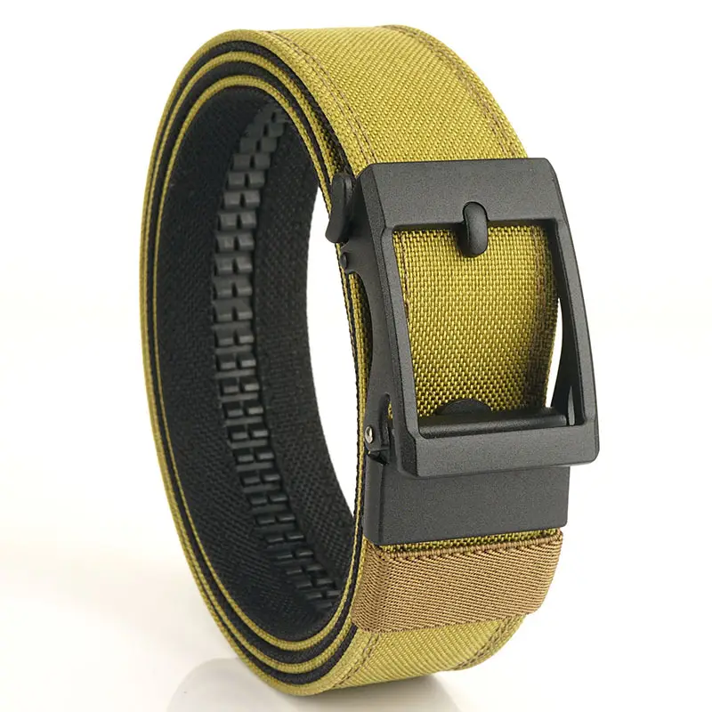 Double-layer Tactical Belt Men Military Outdoor Nylon 3.8"