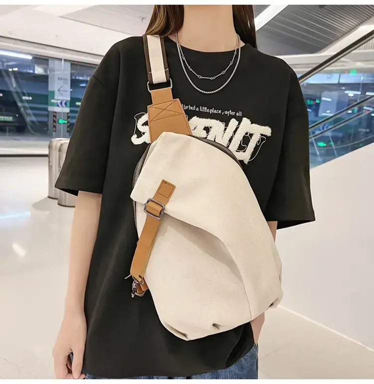 Canvas Crossbody Bag Men Large Capacity Satchel — feature 19