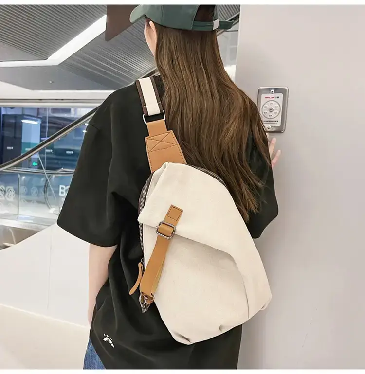 Canvas Crossbody Bag Men Large Capacity Satchel — feature 20