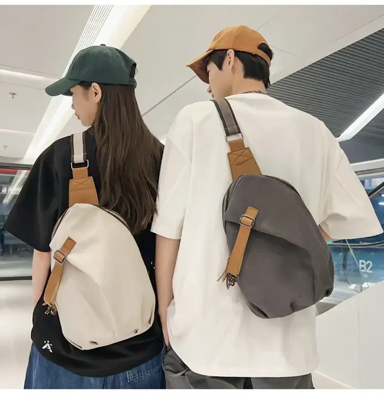 Canvas Crossbody Bag Men Large Capacity Satchel — feature 22