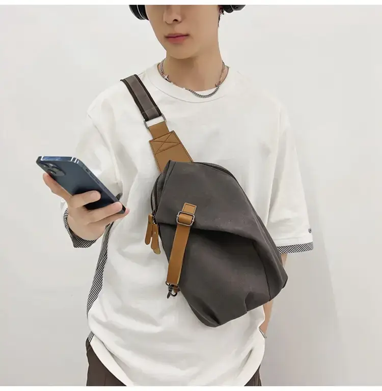 Canvas Crossbody Bag Men Large Capacity Satchel — feature 23