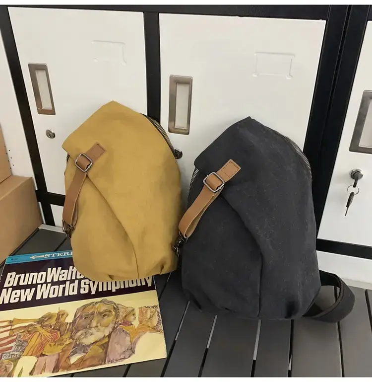 Canvas Crossbody Bag Men Large Capacity Satchel — feature 29
