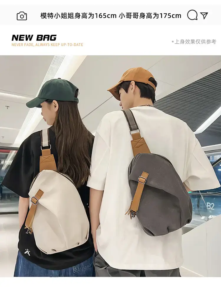 Canvas Crossbody Bag Men Large Capacity Satchel — feature 7