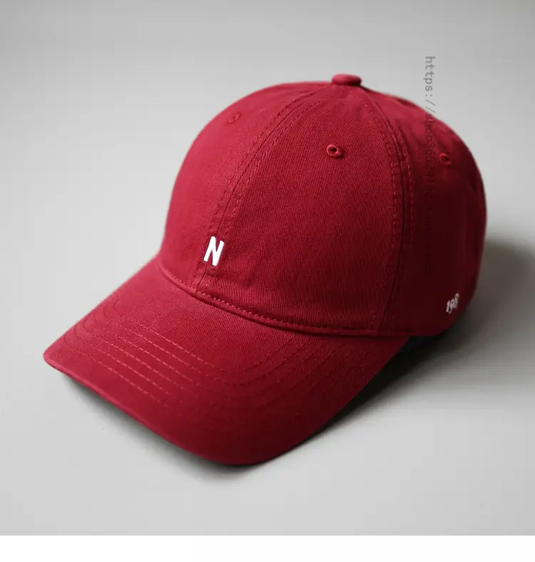 Japanese Style Beige Baseball Cap with N Logo — feature 10