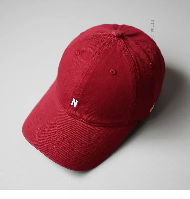 Japanese Style Beige Baseball Cap with N Logo — feature 11