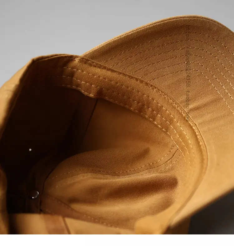 Japanese Style Beige Baseball Cap with N Logo — feature 15