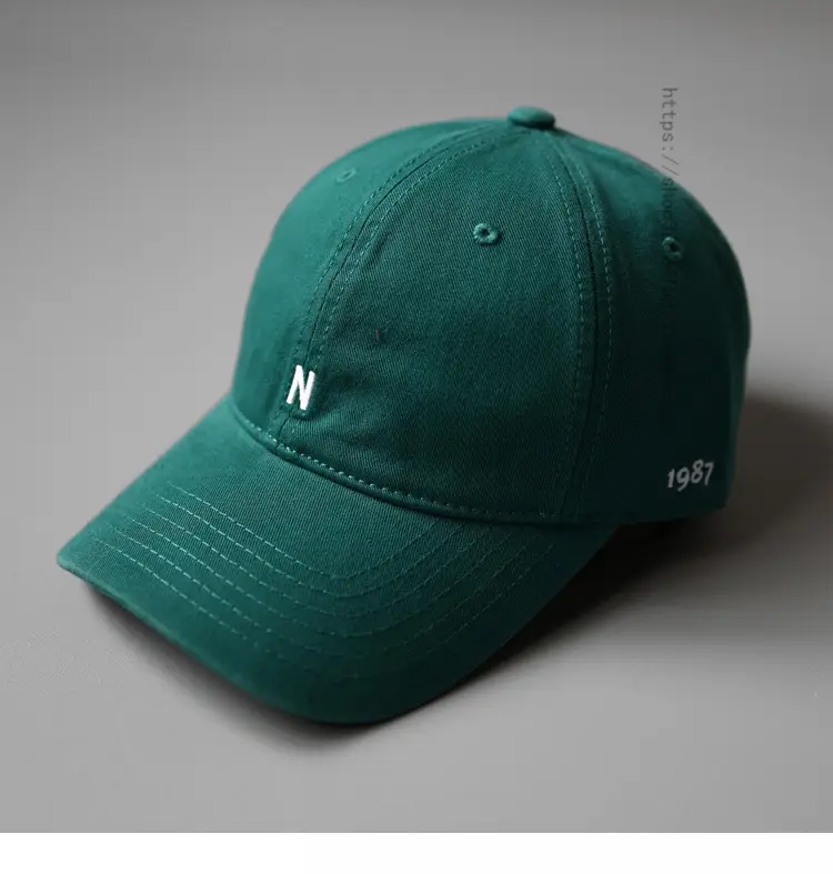 Japanese Style Beige Baseball Cap with N Logo — feature 6