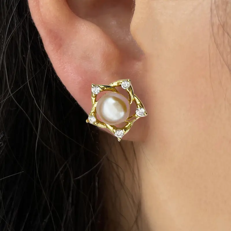 Stars & Pearl Earrings for Women Hot Style - Image 5