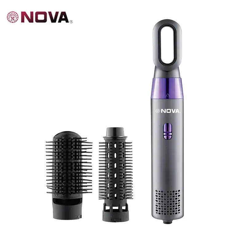 Nova 3-in-1 Hair Dryer Comb Set Purple - Image 4
