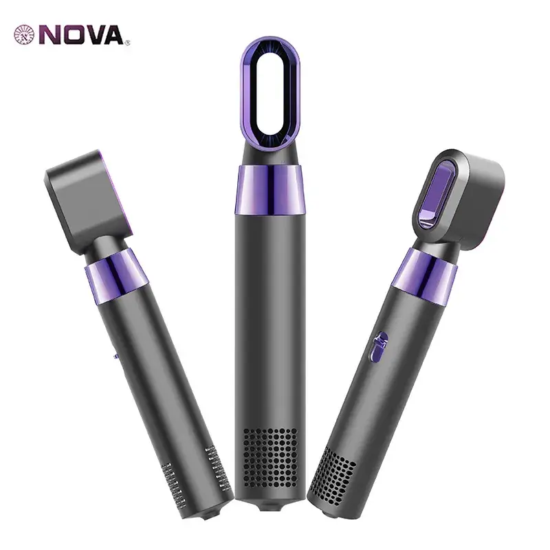 Nova 3-in-1 Hair Dryer Comb Set Purple - Image 6