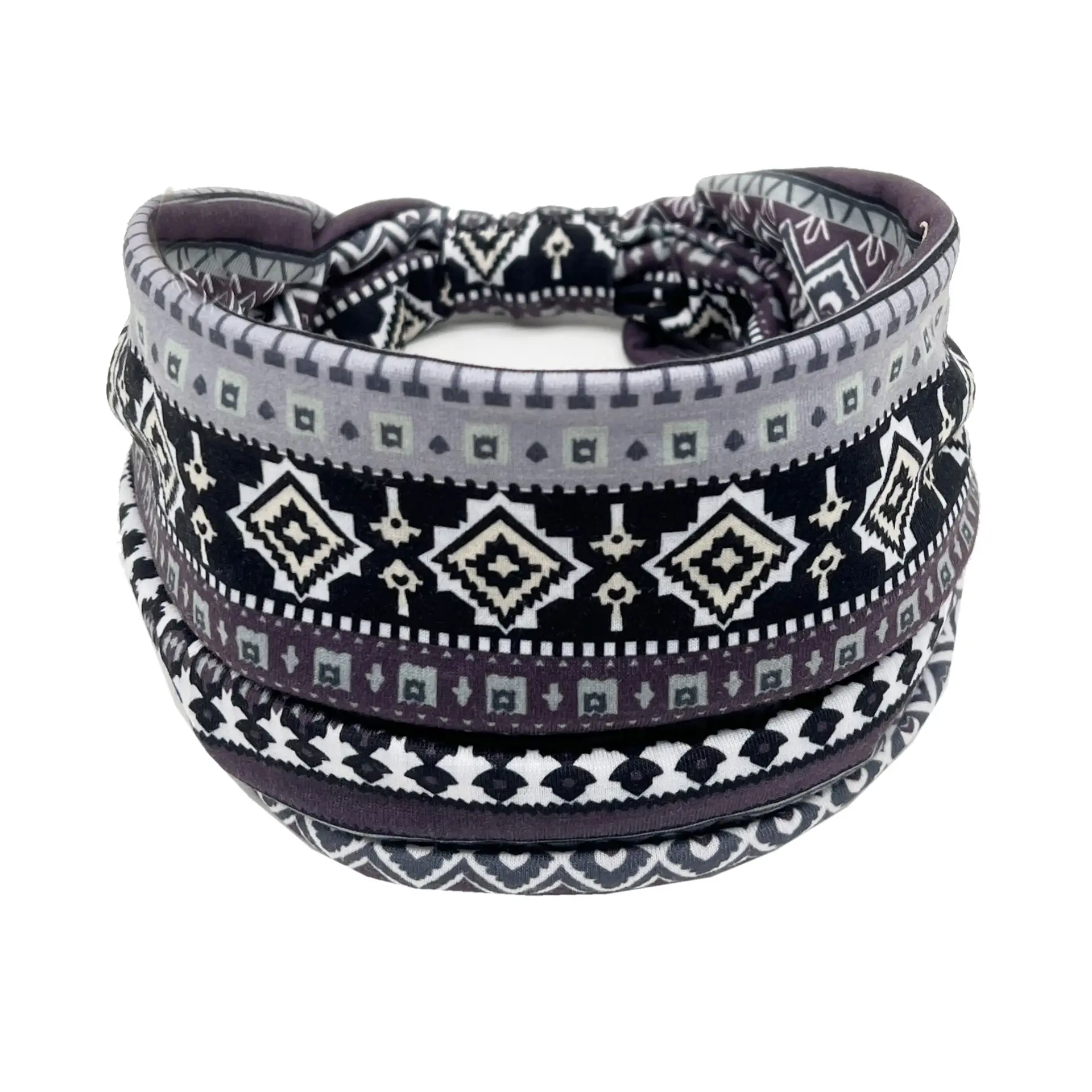New Ethnic Printed Headband for Women Sweat Absorbent - Image 6