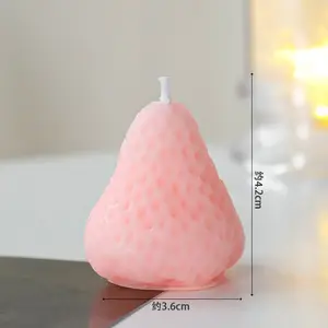 Twisted Thread Birthday Candle Macaron Cute Curved Spiral Candle Candy Cake Baking Decoration Plug-In
