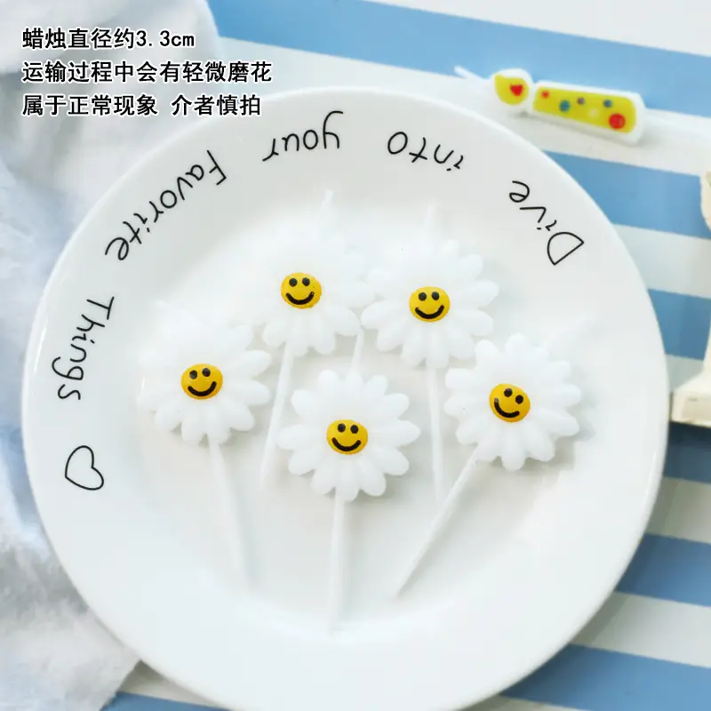 Twisted Thread Birthday Candle Macaron Cute Curved Spiral Candle Candy Cake Baking Decoration Plug-In