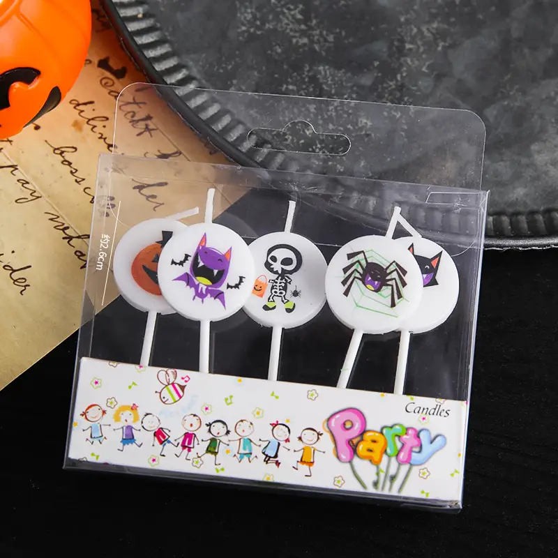 Twisted Thread Birthday Candle Macaron Cute Curved Spiral Candle Candy Cake Baking Decoration Plug-In
