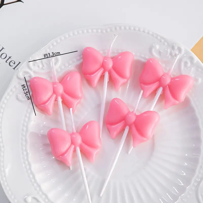 Twisted Thread Birthday Candle Macaron Cute Curved Spiral Candle Candy Cake Baking Decoration Plug-In