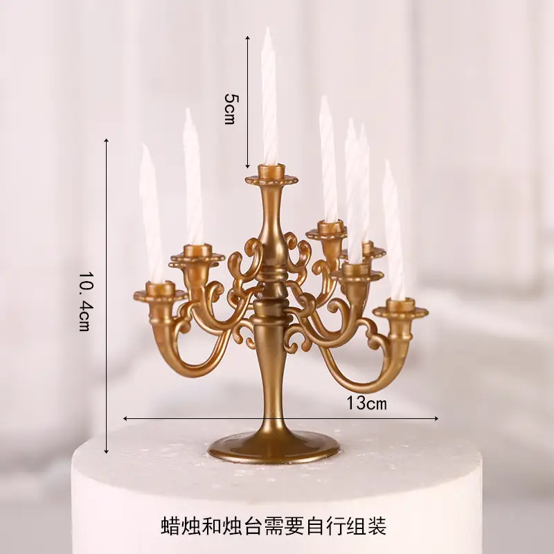 Twisted Thread Birthday Candle Macaron Cute Curved Spiral Candle Candy Cake Baking Decoration Plug-In