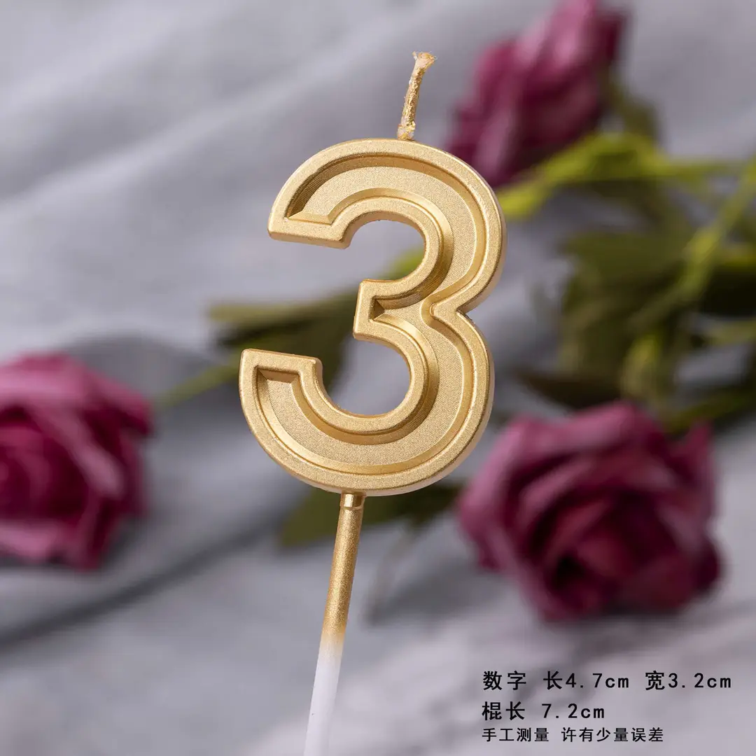 Twisted Thread Birthday Candle Macaron Cute Curved Spiral Candle Candy Cake Baking Decoration Plug-In