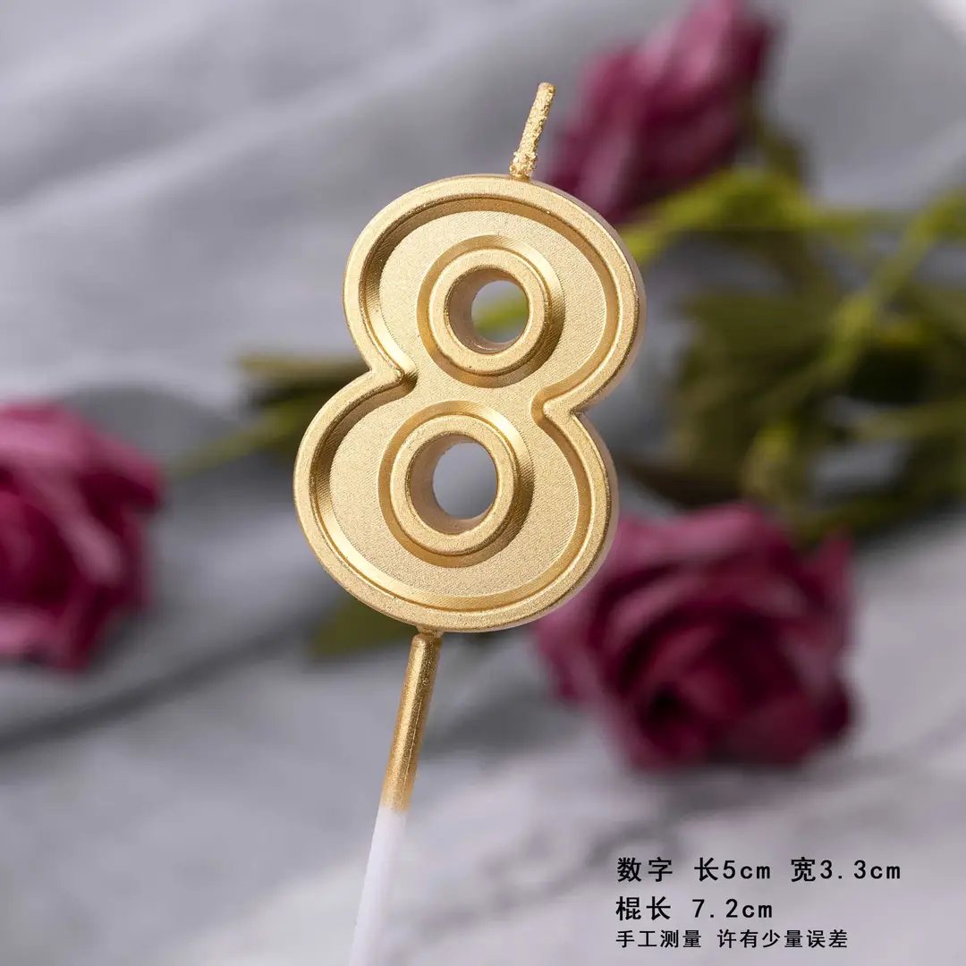 Twisted Thread Birthday Candle Macaron Cute Curved Spiral Candle Candy Cake Baking Decoration Plug-In