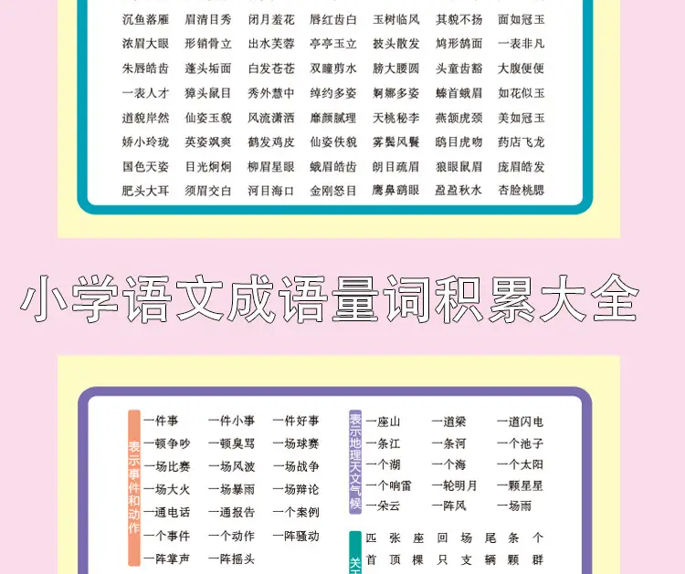 Primary School Math Chinese Formula Desk Calendar with Speed Algorithm — feature 16