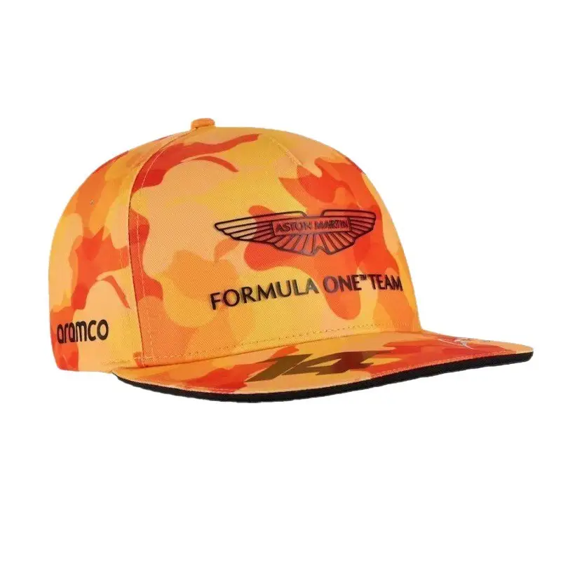 Cross-border new F1 racing season hat new fan color Aston Martin baseball cap McLaren sea Flat Brim Hat