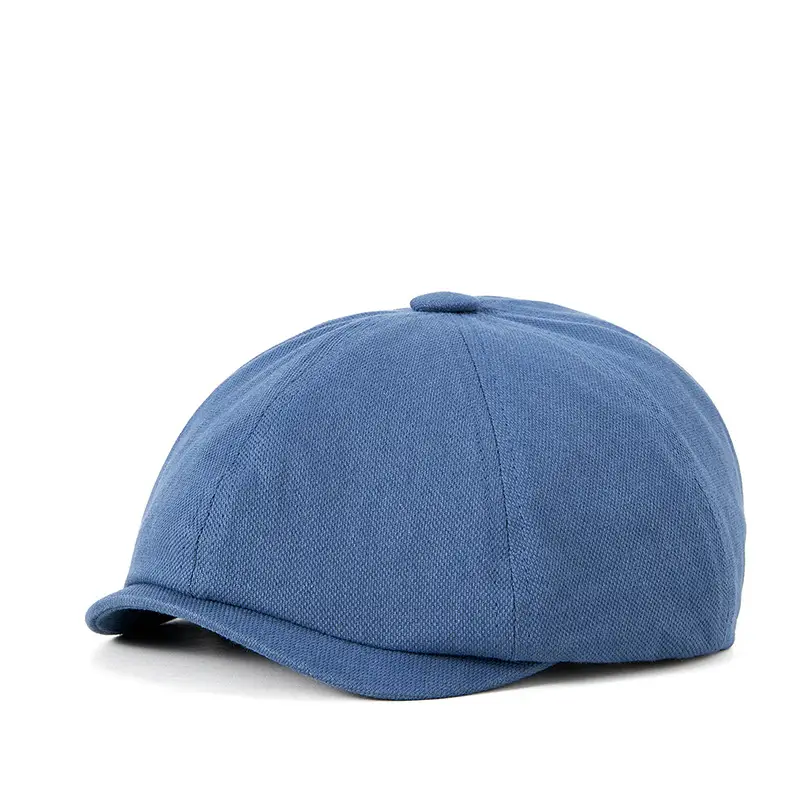 Blue Korean Style Peaked Cap for Men - Image 3