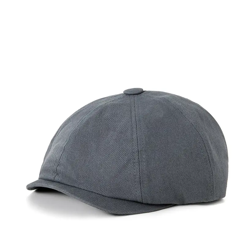 Blue Korean Style Peaked Cap for Men - Image 7