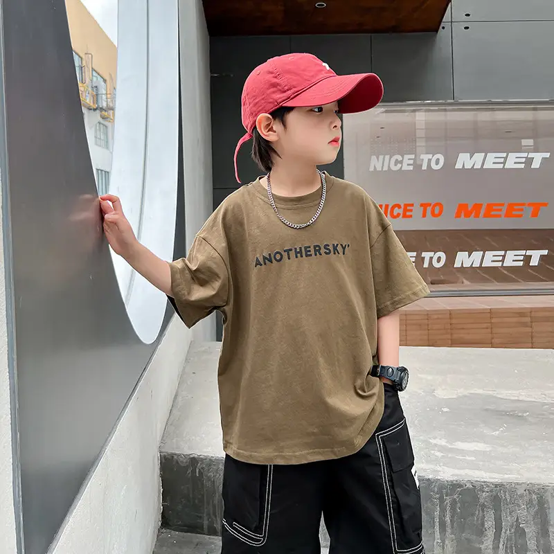 Trendy Boys Cotton T-Shirt Summer 2025 - Image 2
