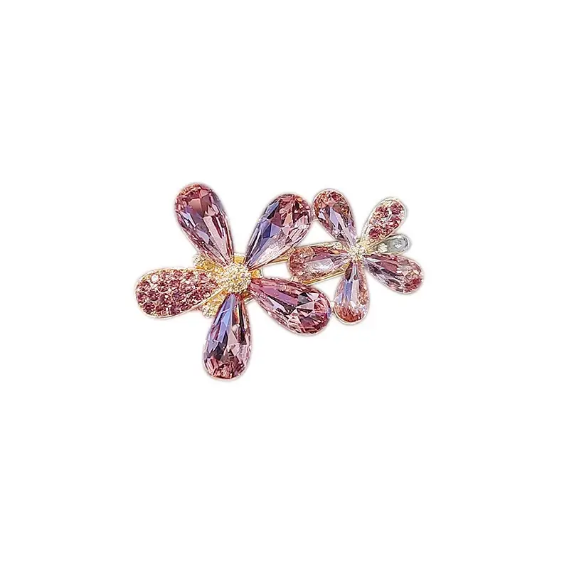 Crystal Flower Clip Hairpin for Women - Image 5