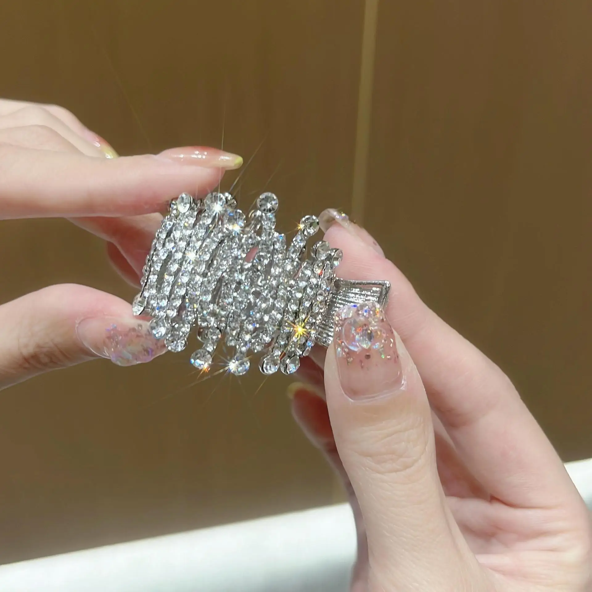 Gold Pearl Pony Tail Clip for Women