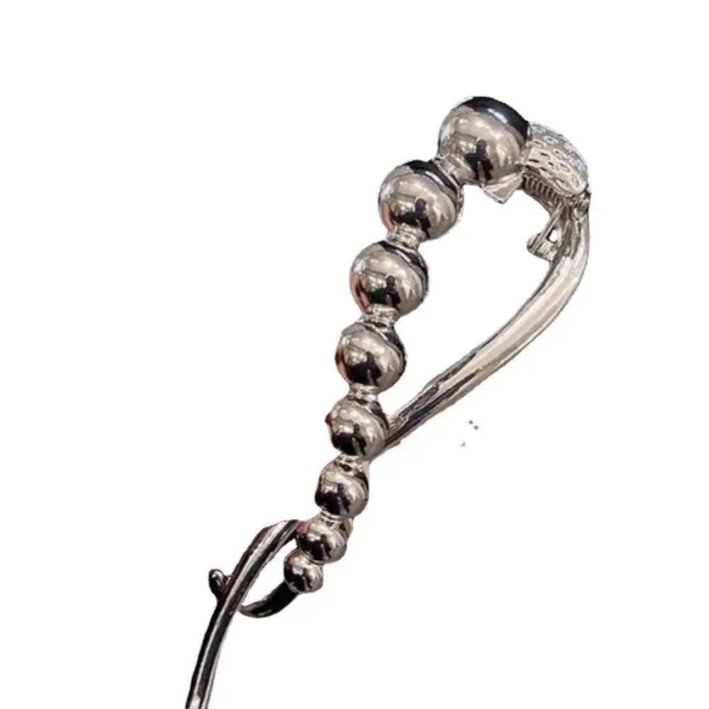 Zinc Alloy Pearl Beads Hair Clip for Women - Image 6