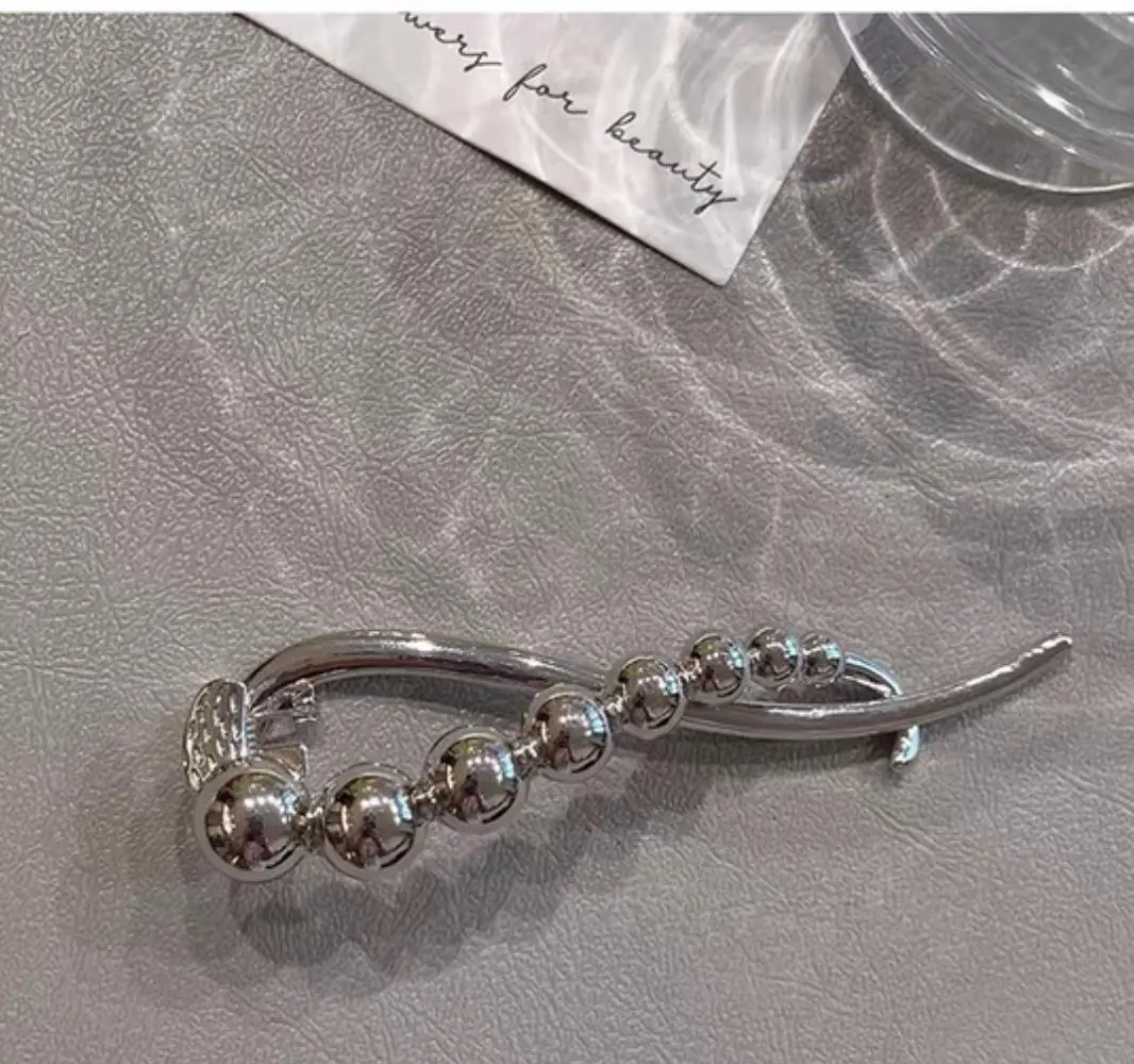 Zinc Alloy Pearl Beads Hair Clip for Women — feature 14