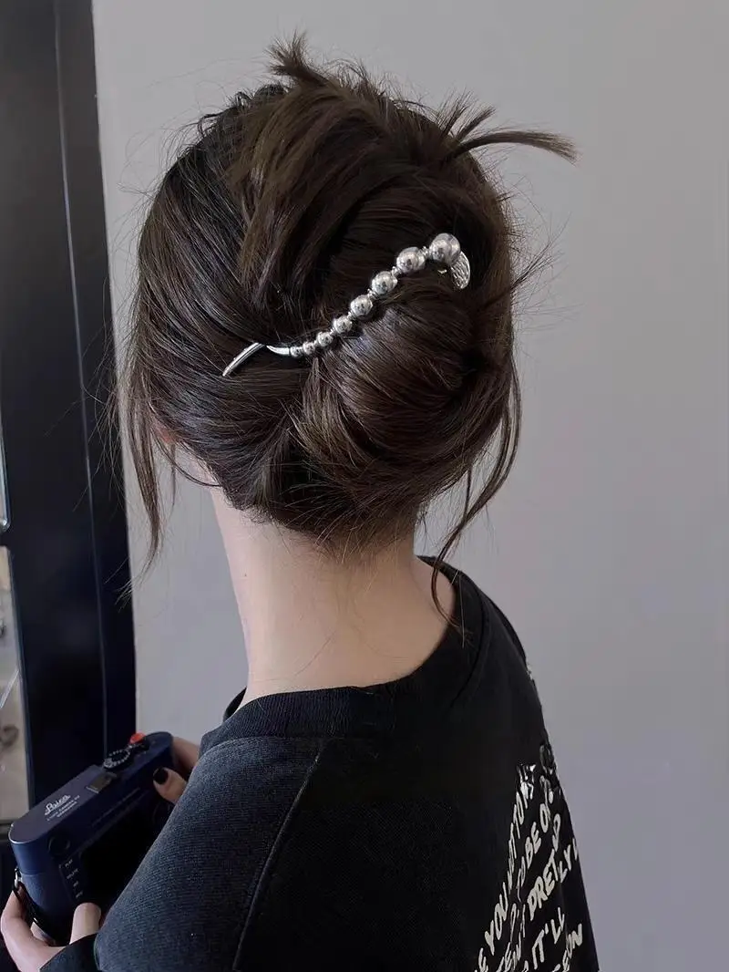 Zinc Alloy Pearl Beads Hair Clip for Women — feature 2