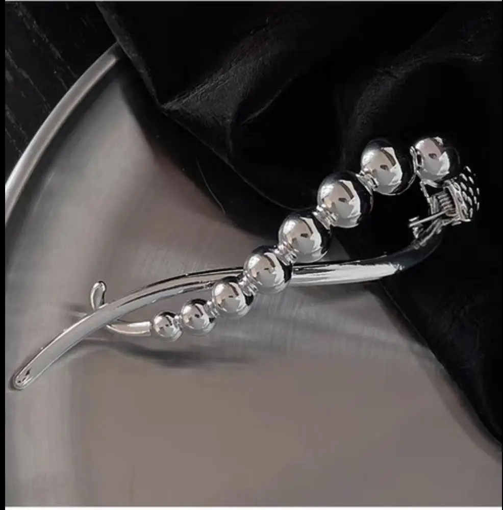 Zinc Alloy Pearl Beads Hair Clip for Women — feature 8