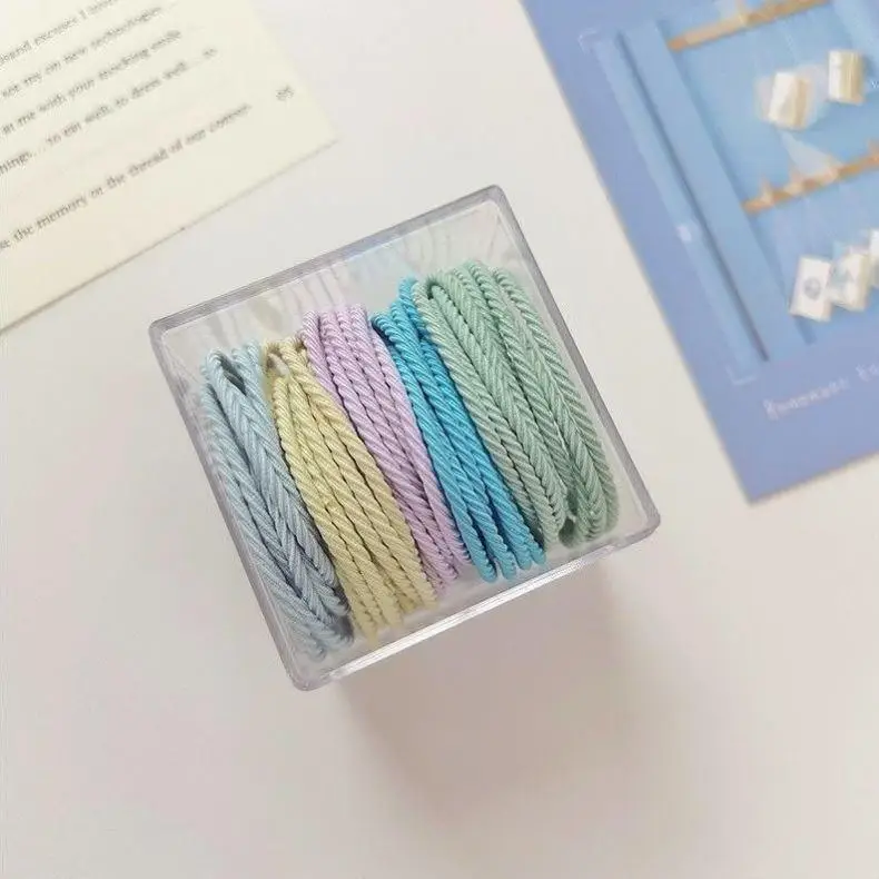50 Box High Elastic Color Hair Ropes for Women - Image 3