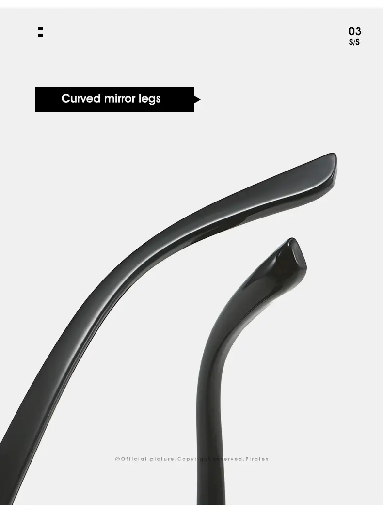 Red Square Flat Sunglasses for Men Women — feature 14