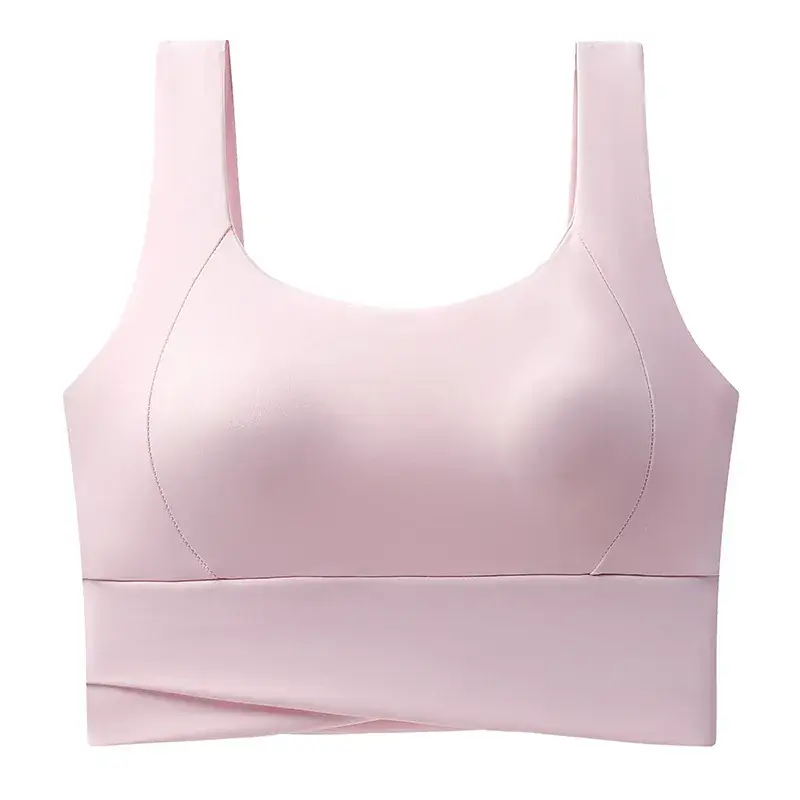 Nude Skin-Friendly Fixed Cup Sports Bra - Image 3